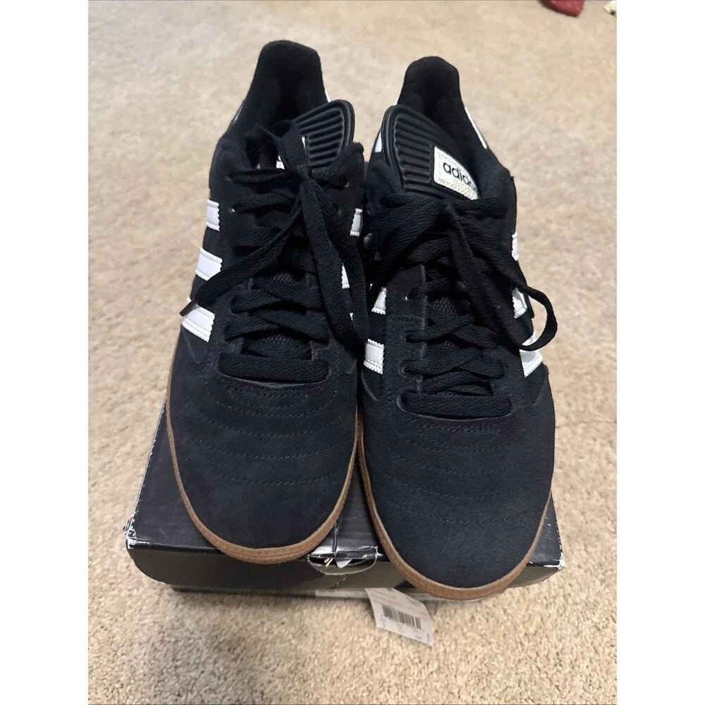 Adidas Men's Busenitz Pro G48060 Core Black/ White/ Gold Metallic Size US 9